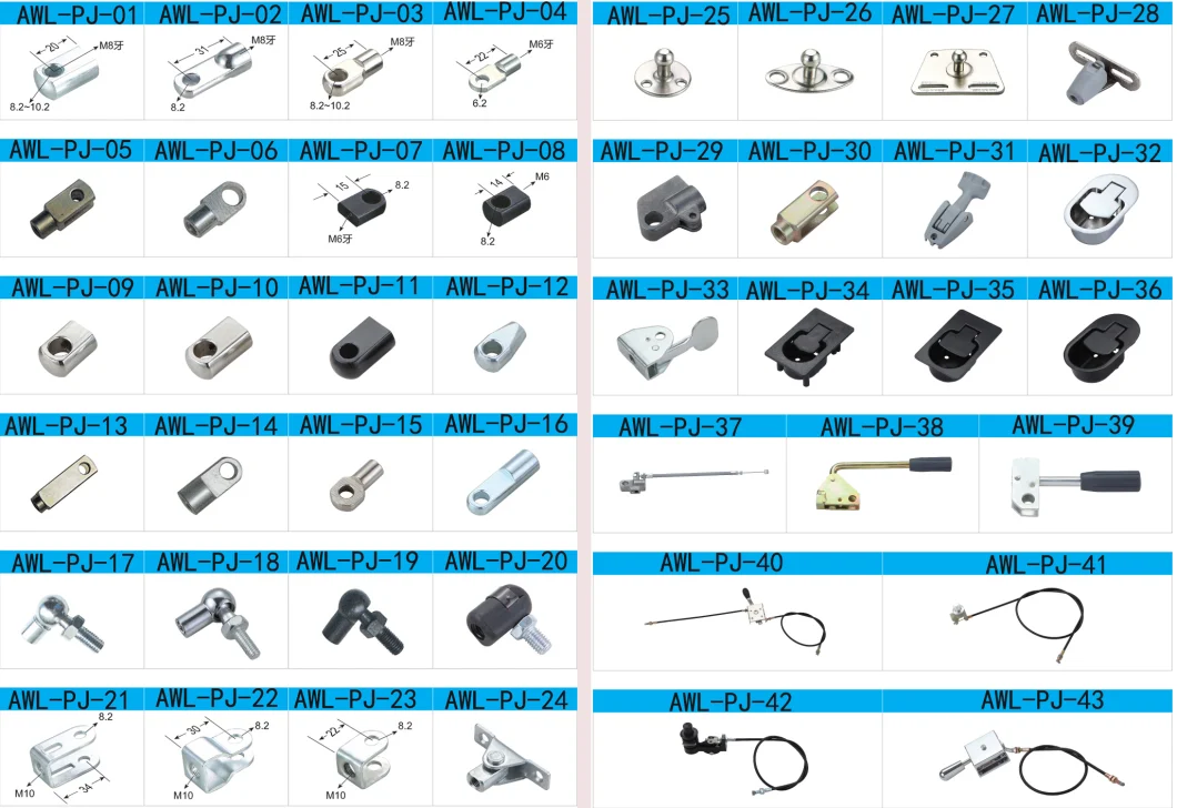 Adjustable Home Office Equipment Lockable Strut Gas Spring